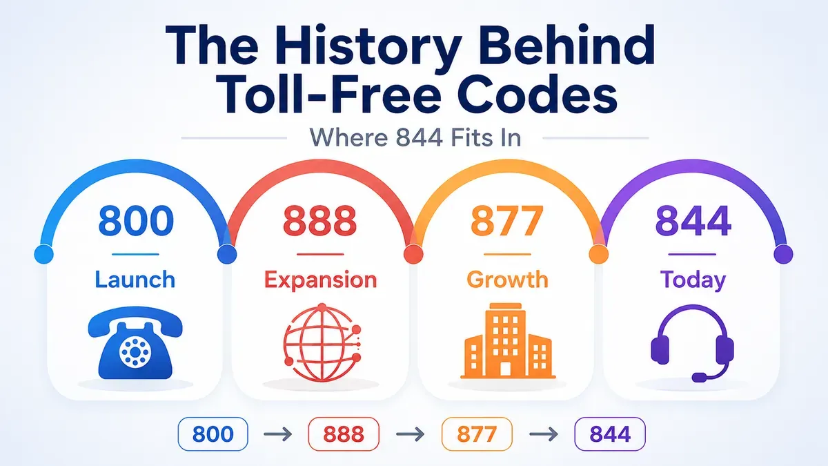 History of toll-free area codes — from 800 in 1966 to 844 in 2013