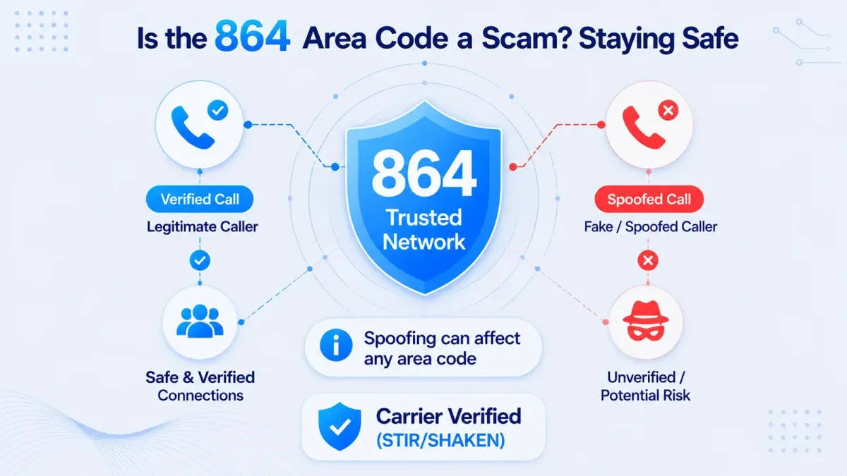 864 area code scam awareness — how to stay safe from spoofed calls in Upstate South Carolina