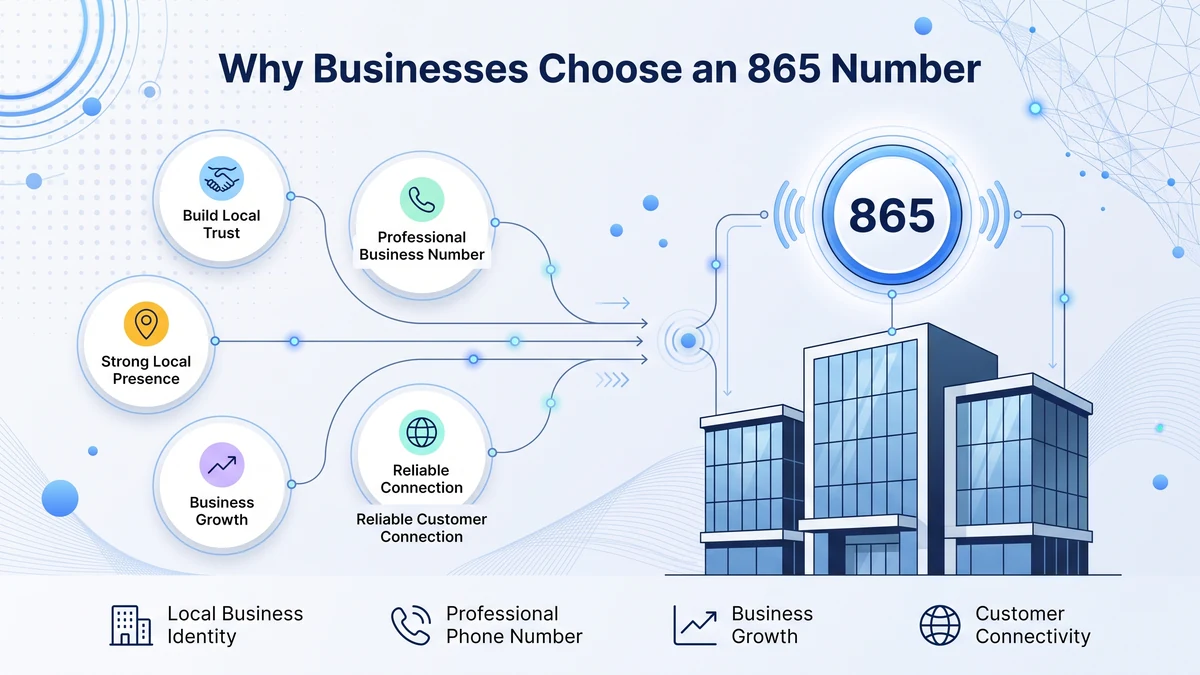 Why businesses choose an 865 number — building local credibility across Knoxville and East Tennessee for tourism, research, healthcare, and manufacturing sectors