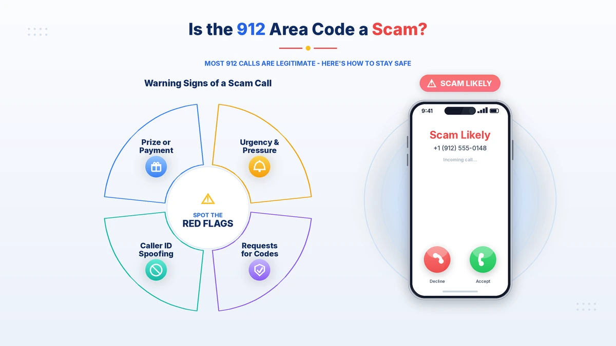 912 area code scam awareness staying safe guide Savannah Georgia