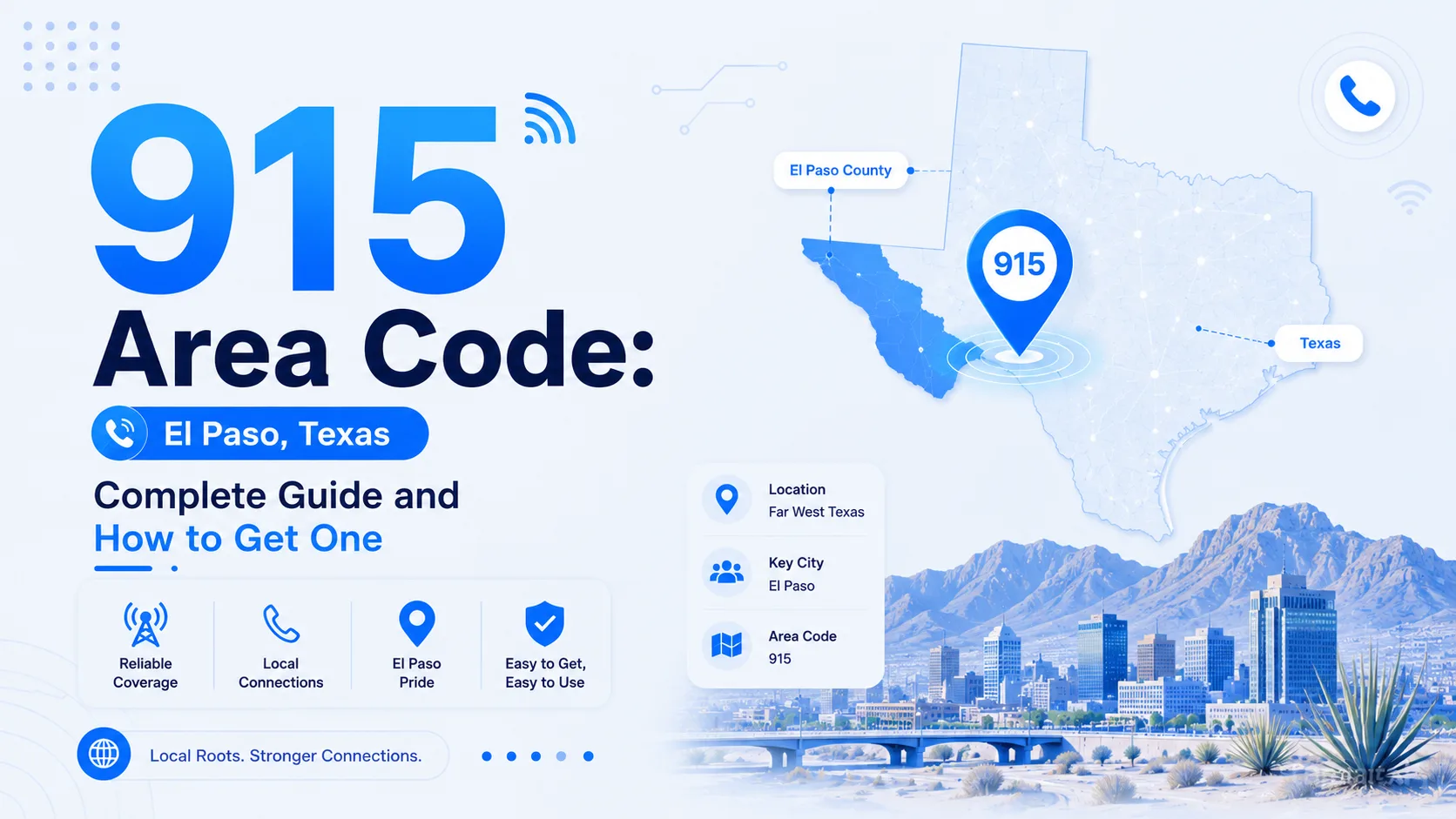 915 area code — complete guide to El Paso, Texas calling