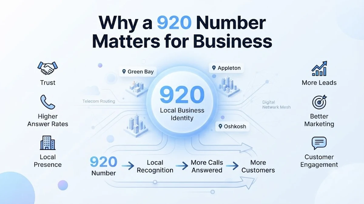 The strategic significance of a local 920 area code for business credibility and customer engagement