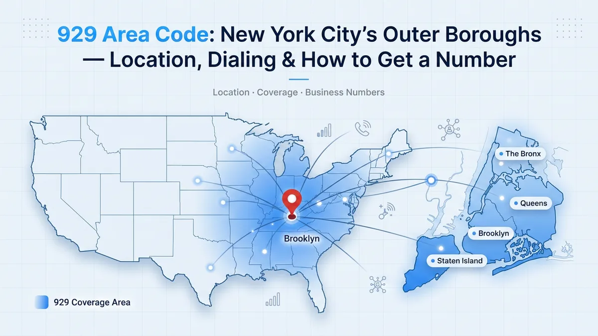 929 area code New York City outer boroughs overview