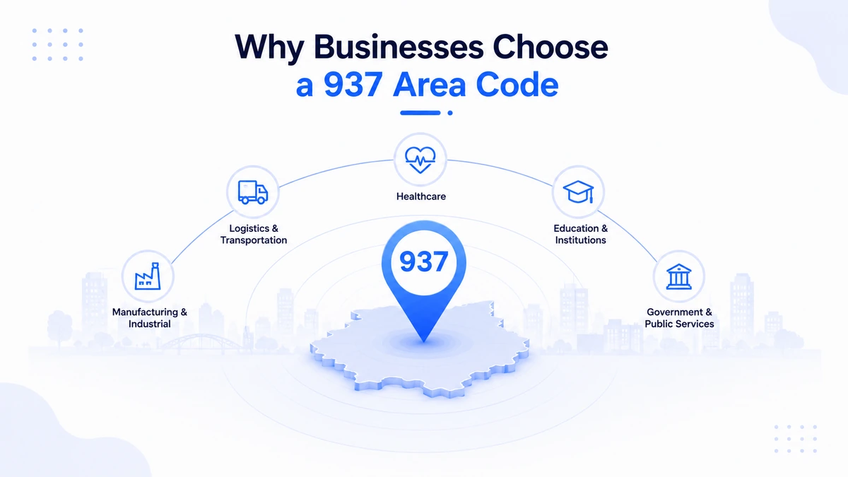 Why businesses choose a 937 area code — Dayton Ohio aerospace, healthcare, education, and advanced manufacturing sectors