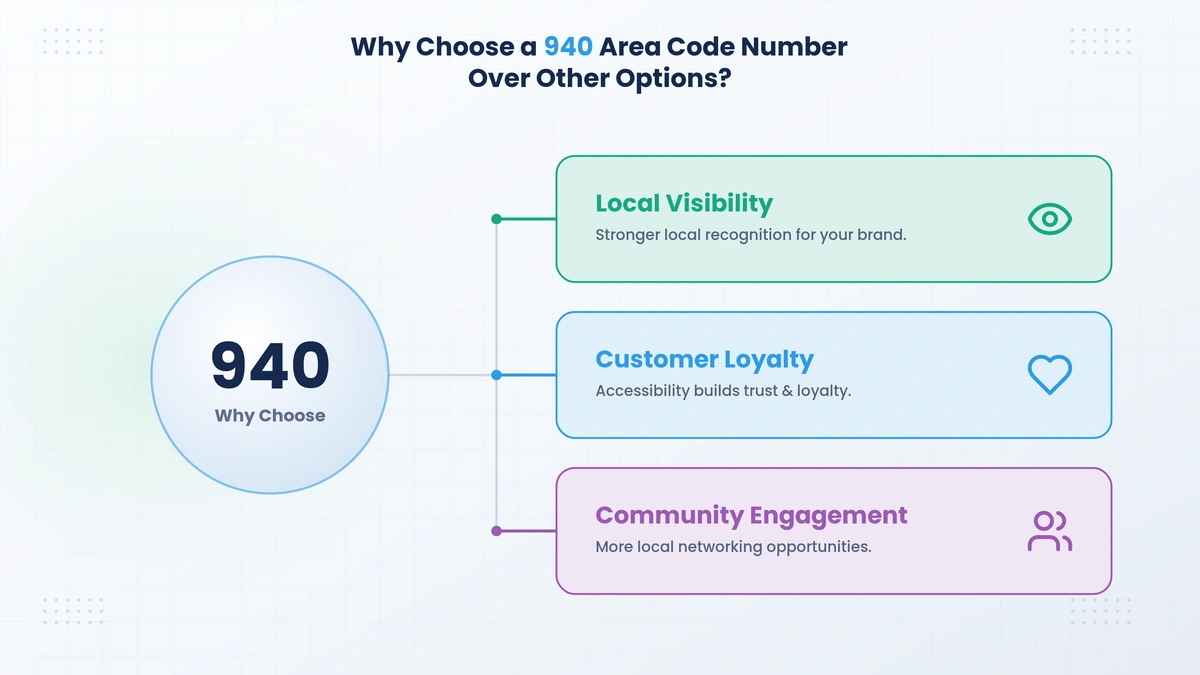 Benefits of the 940 area code for businesses and residents in North Texas