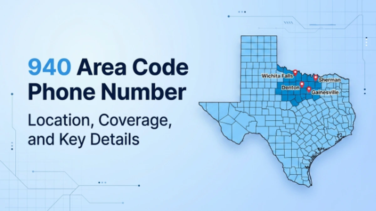 940 Area Code Phone Number: Location, Coverage, and Key Details