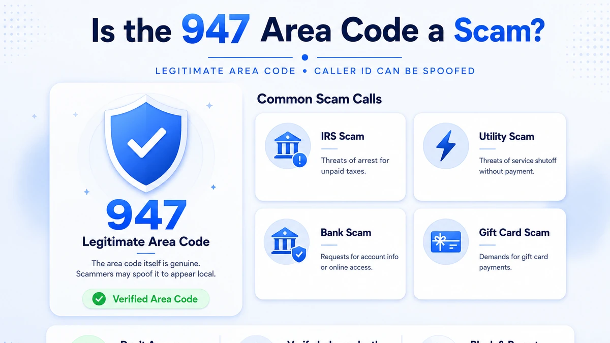 Warning signs of scam calls targeting the 947 area code in Troy, Auburn Hills, Southfield, Royal Oak, and Oakland County Michigan