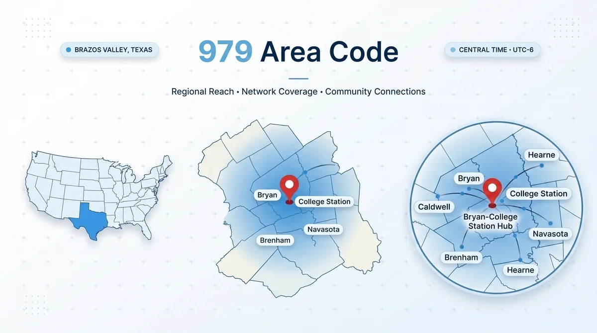 979 Area Code: Bryan-College Station, the Brazos Valley & How to Get a Number