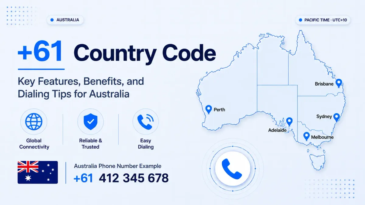 +61 Country Code Explained: Uses, Facts, and Benefits for Australia