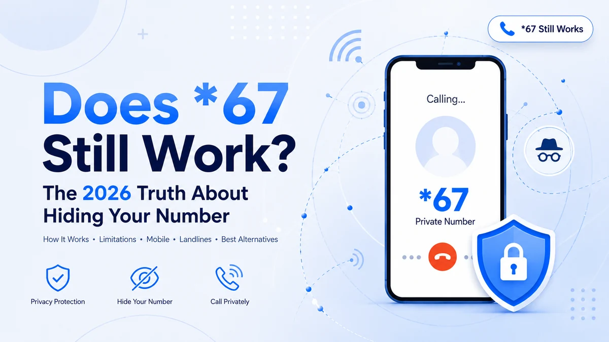 Does *67 still work — caller ID blocking on modern phones and carriers in 2026