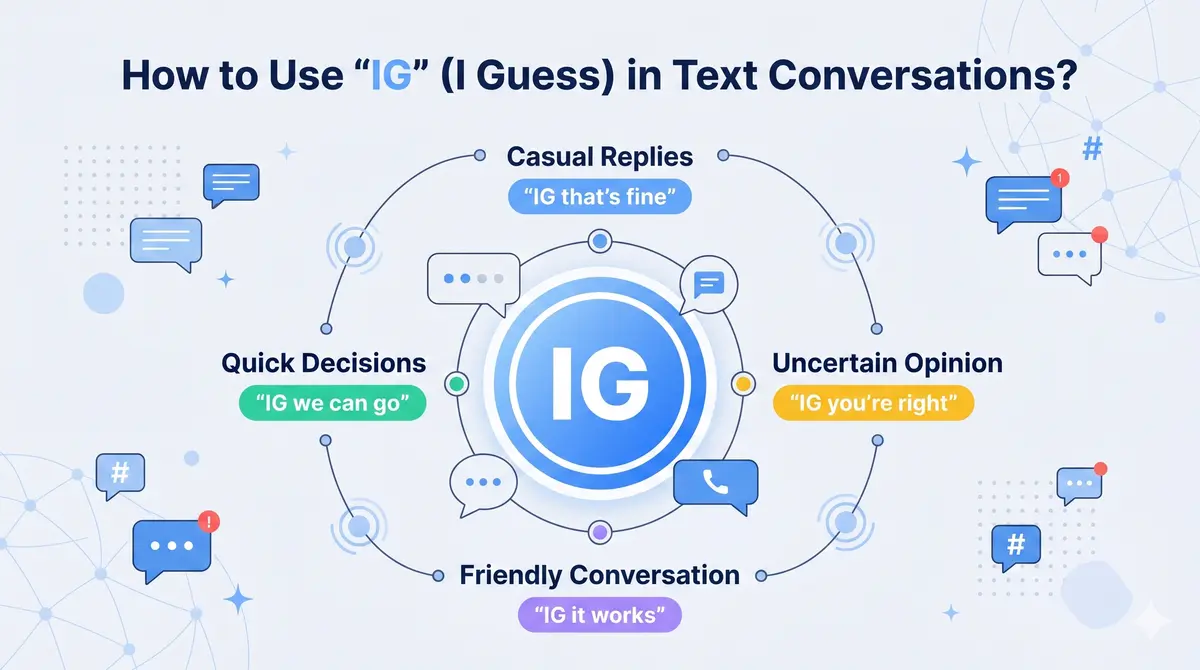 How to use IG — tips and examples for using IG in texting and on social media
