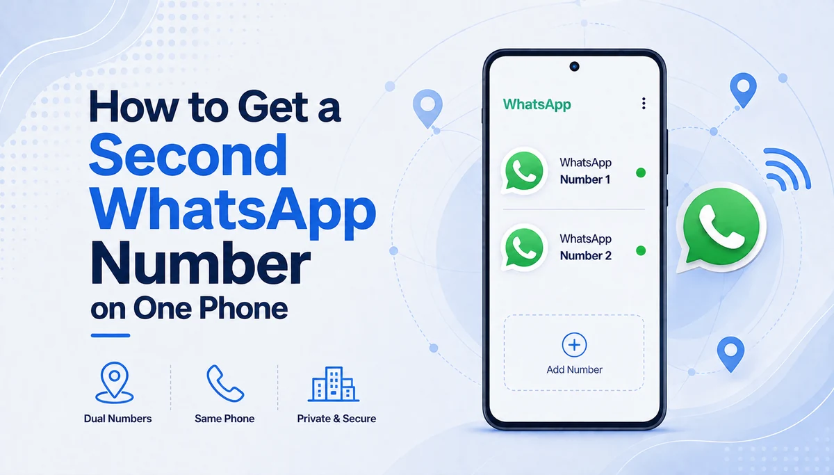 How to get a second WhatsApp number on one phone — dual accounts, Business app, and virtual numbers