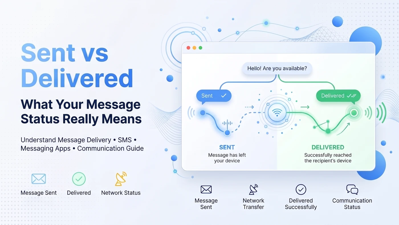Sent vs Delivered: What Your Message Status Really Means