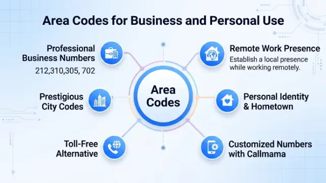 Area codes for business and personal use — choosing the right area code for TextNow