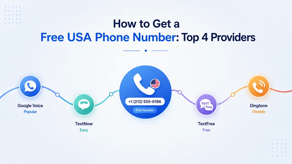 How to get a free USA phone number from top providers including CallMama