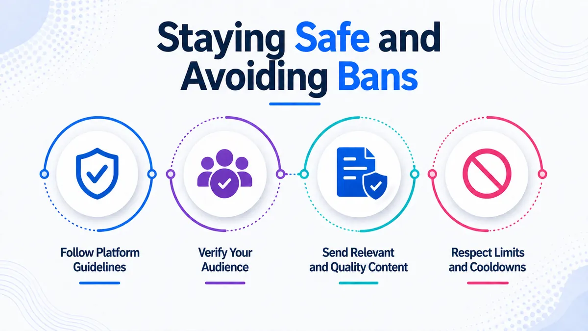 Staying safe on WhatsApp and avoiding bans — use a real paid number and two-step verification