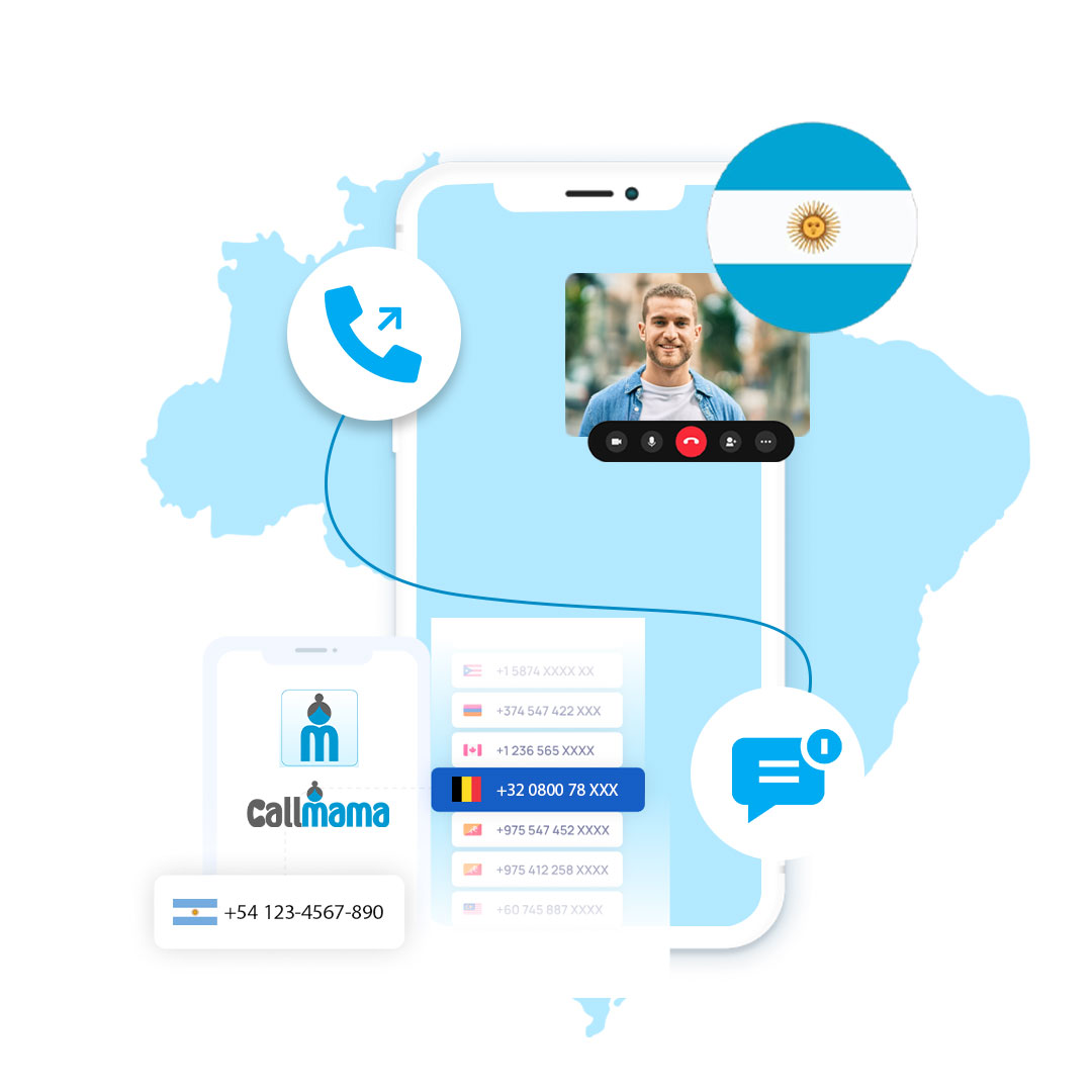 argentina virtual phone number