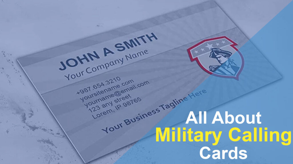 All About Military Calling Cards