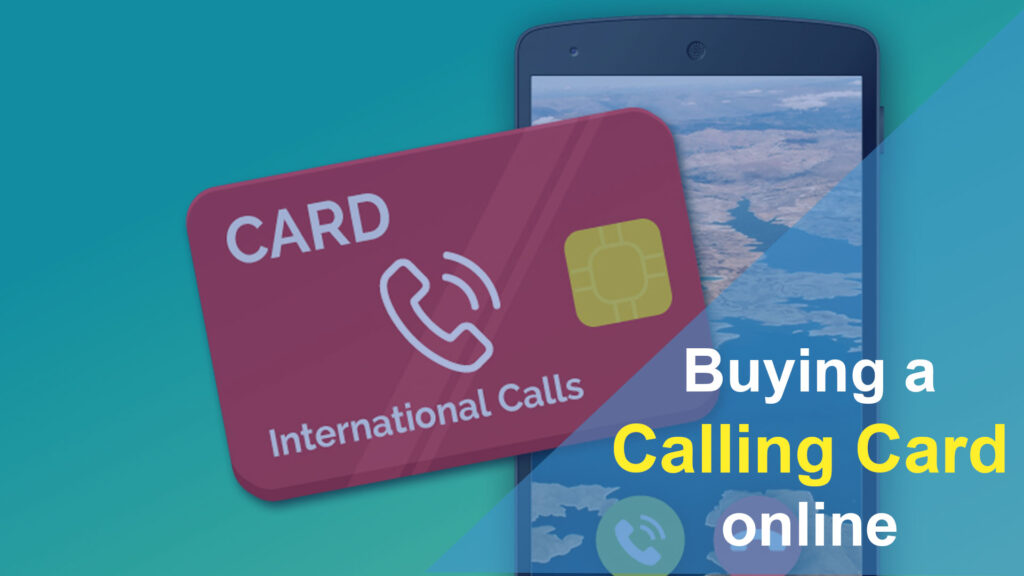 Buying a calling card online