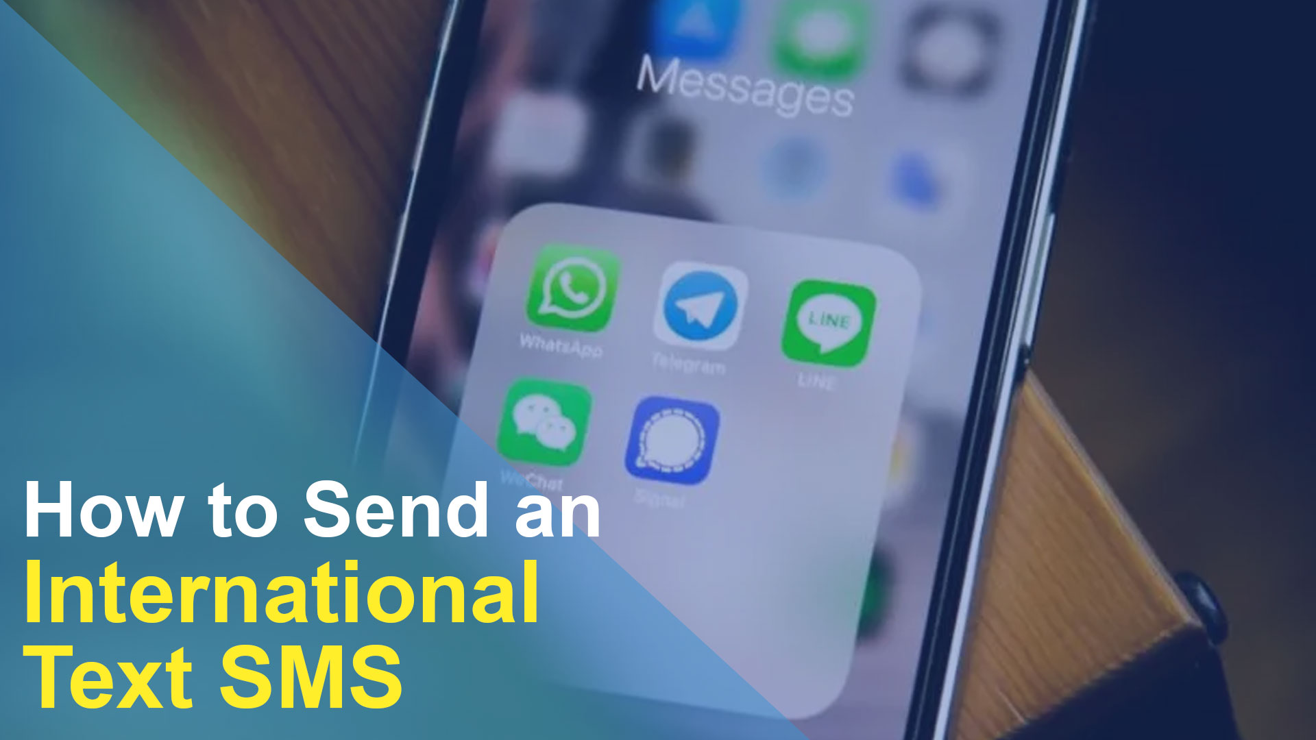 국제 문자 SMS