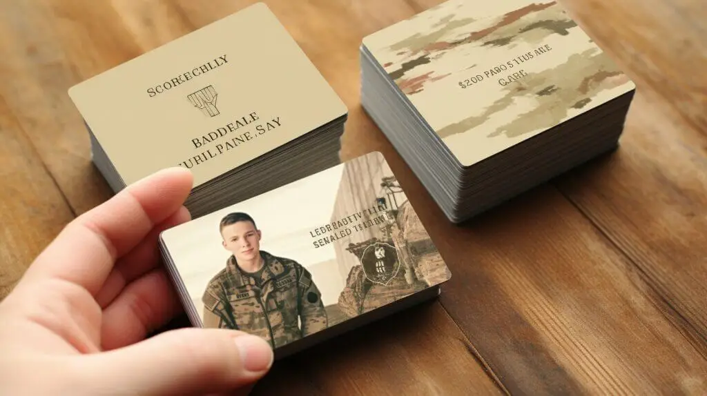 Prepaid calling cards for military