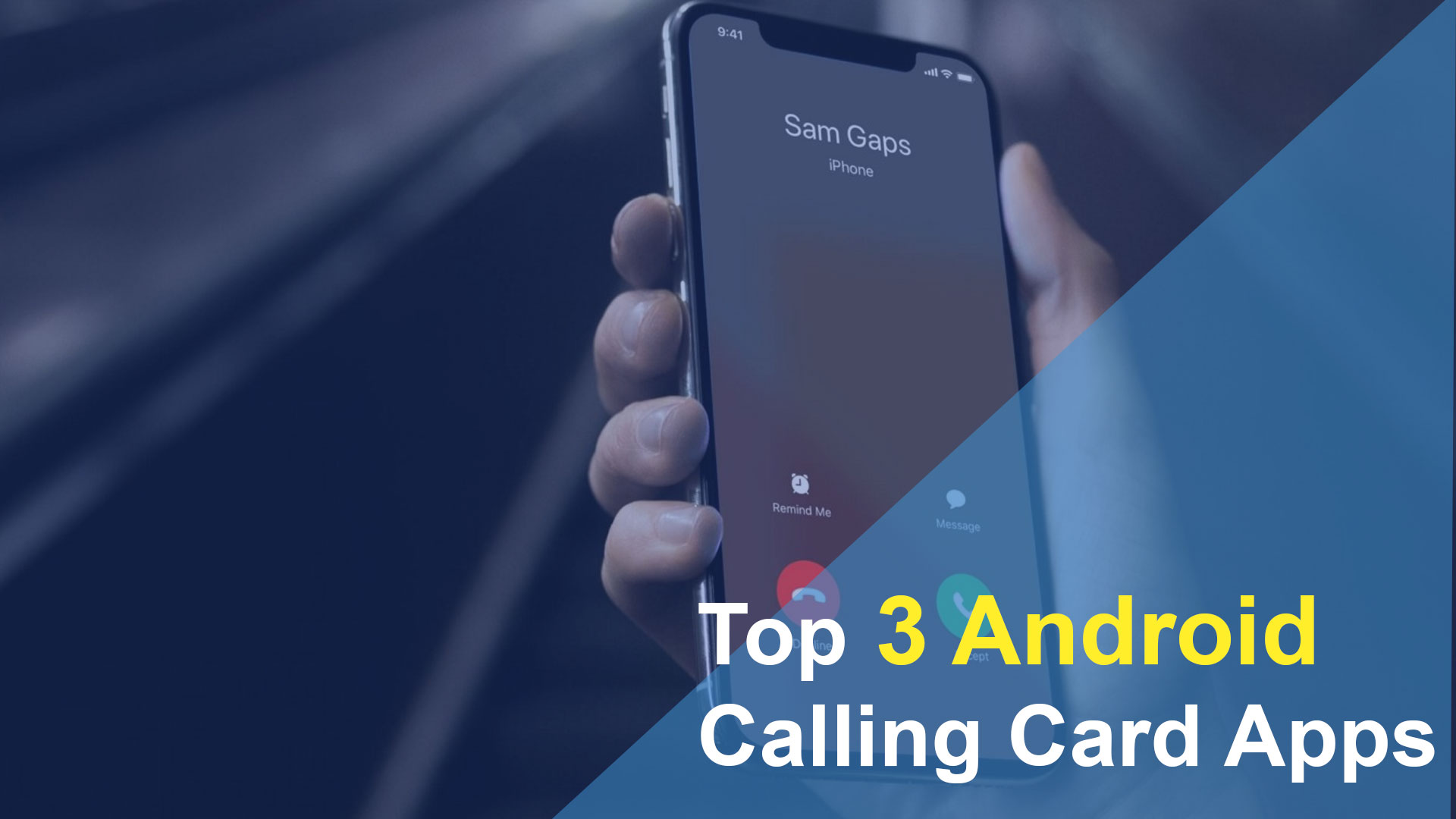 Top 3 des applications de cartes d'appel Android