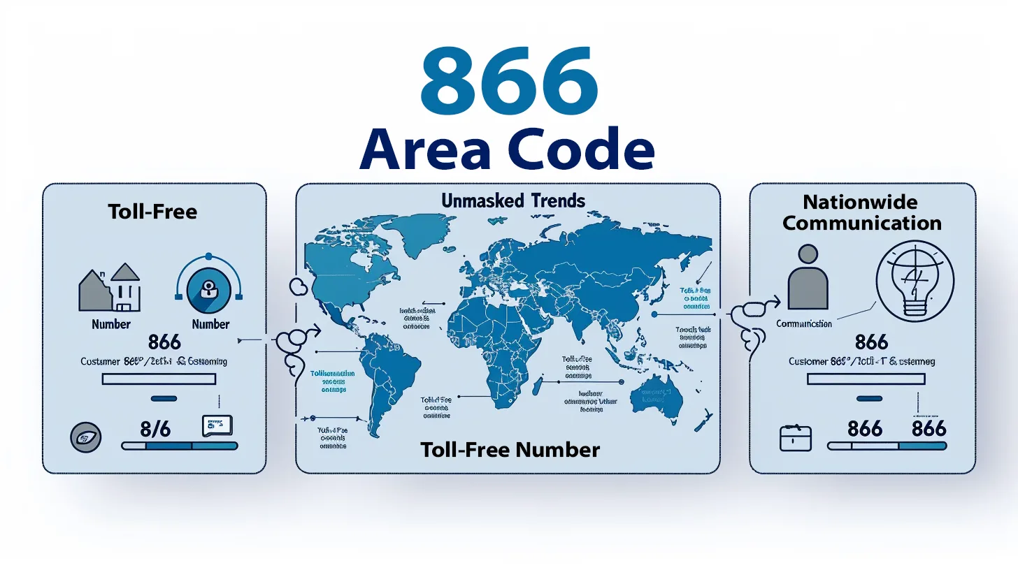 866 지역 코드: 마스크되지 않은 위치, 사기 추세 및 무료 통신
