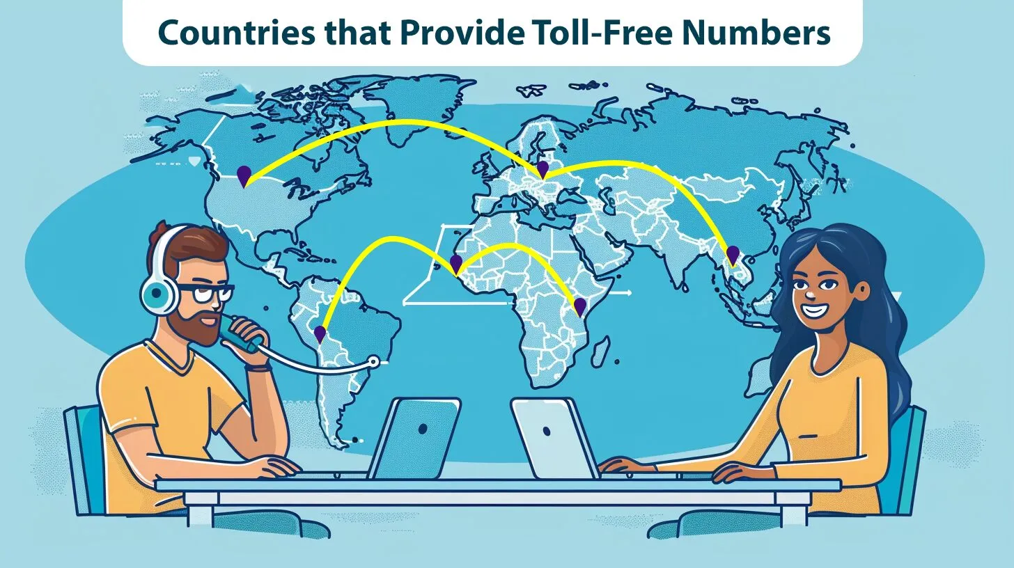 countries that provide 888 toll-free number