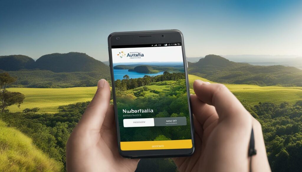 Australia Number App phone image
