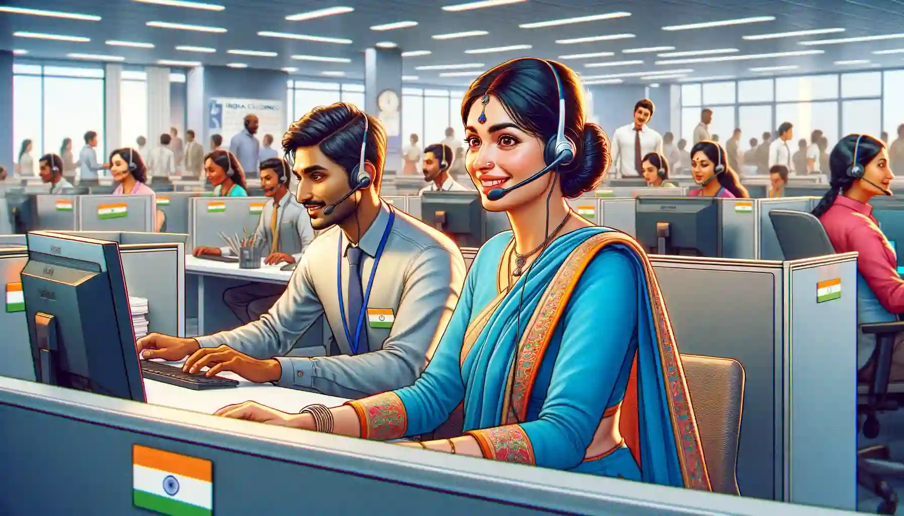 Service d'appel en Inde