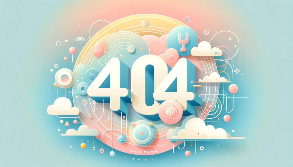¿Qué es un código de área 404?