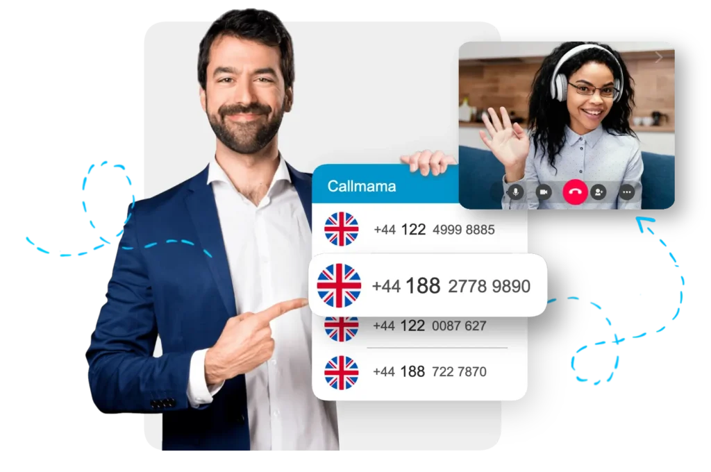 Virtuelle Telefonnummer für Großbritannien