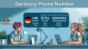 Numero di telefono della Germania
