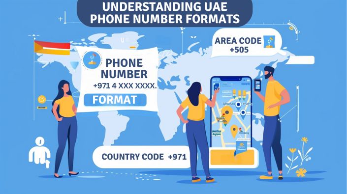 UAE 전화번호 형식 이해(휴대폰 및 유선전화)