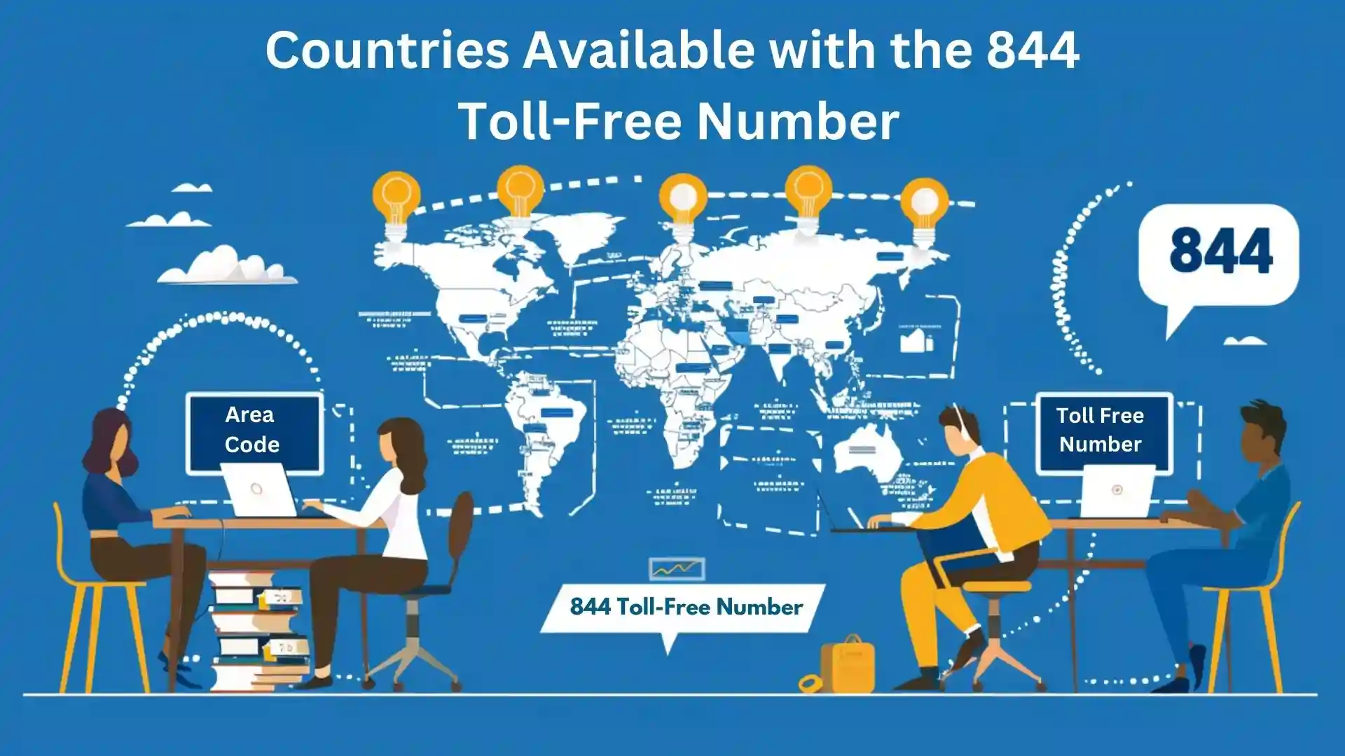 Countries Available with the 844 Toll-Free Number