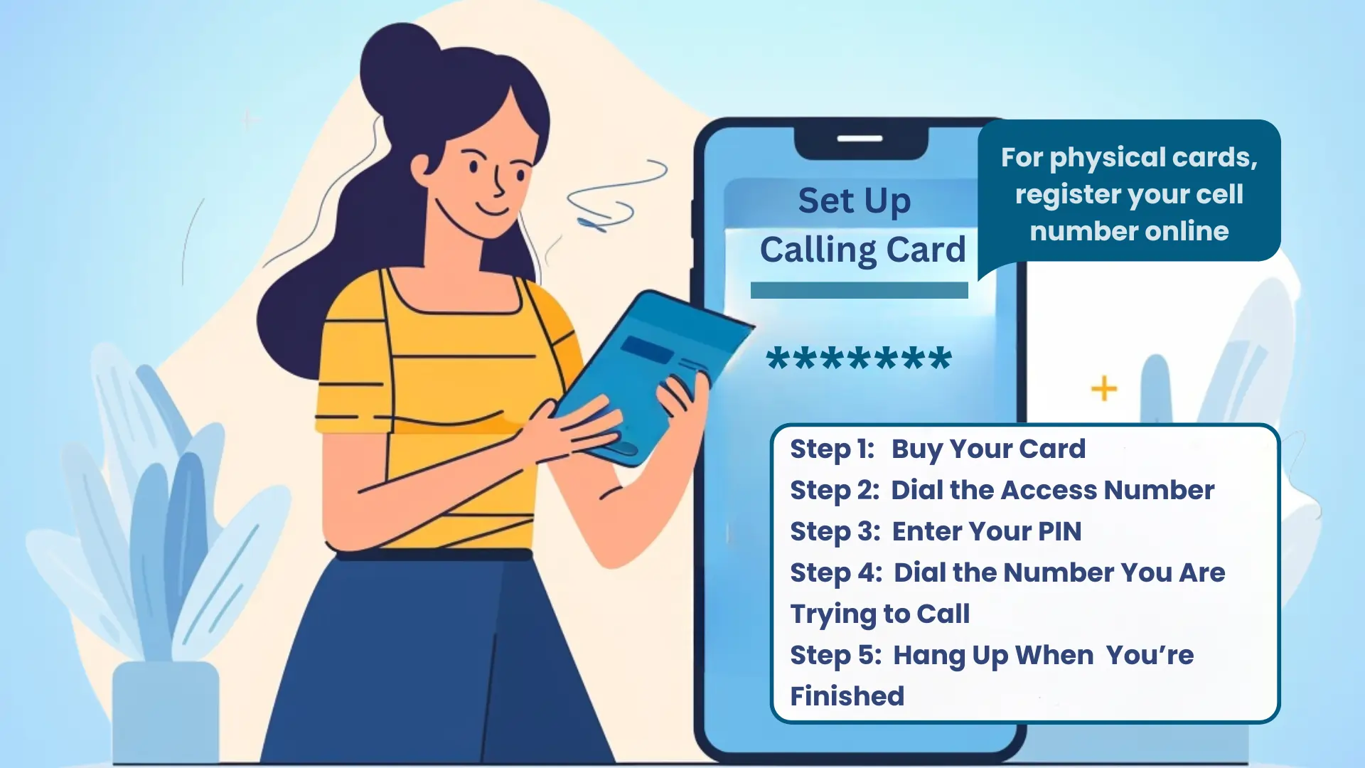 How to Use a Calling Card on a Cell Phone
