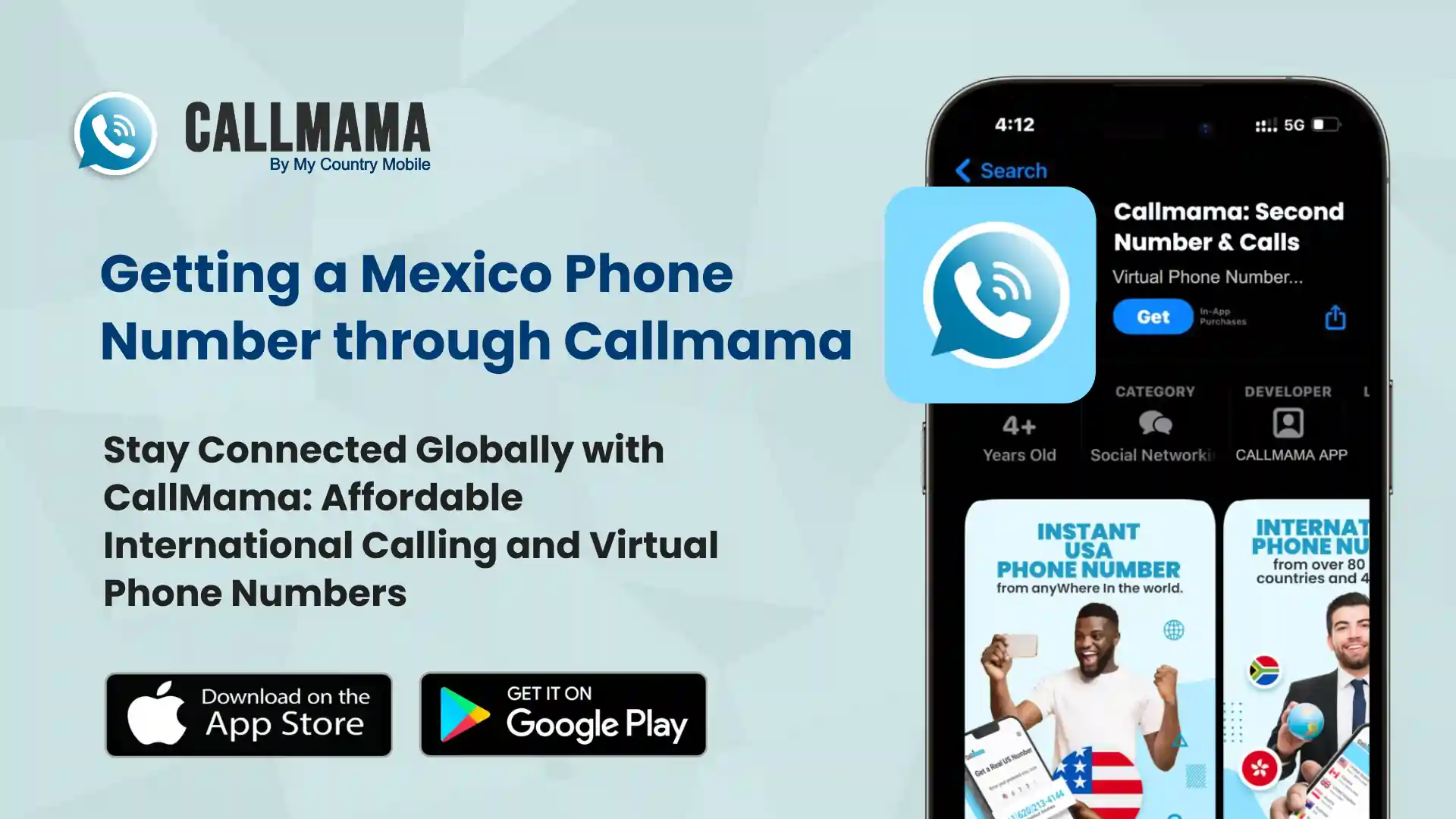 Getting a Mexico Phone Number through Callmama