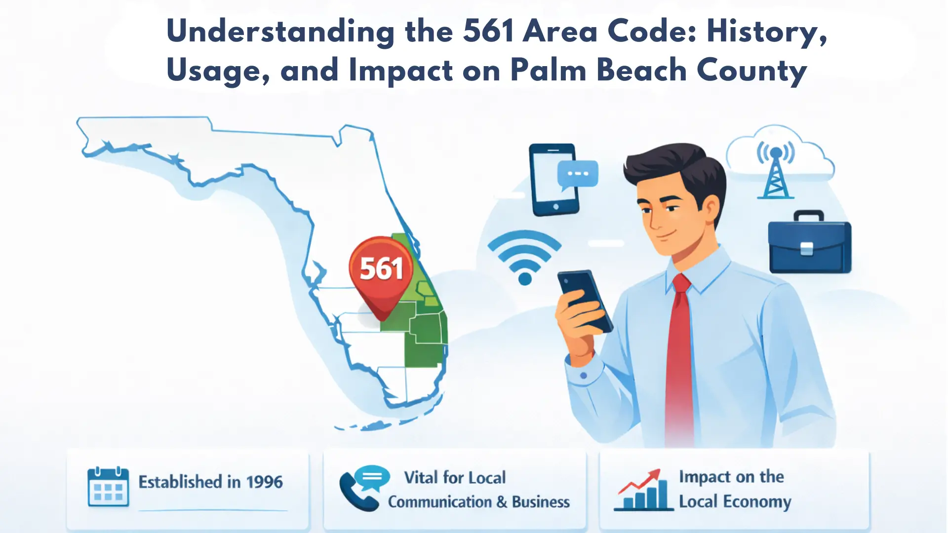 Understanding the 561 Area Code: History, Usage, and Impact on Palm Beach County