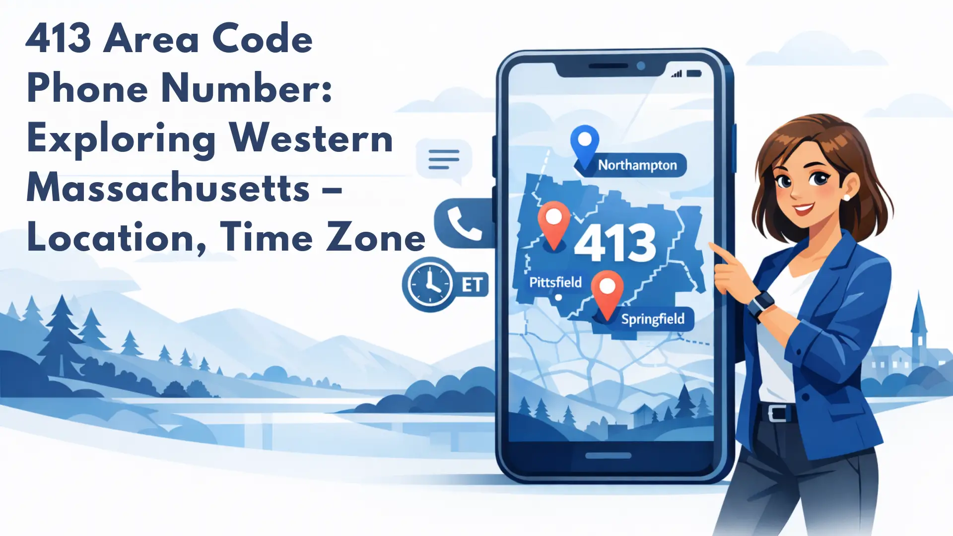 413 Area Code phone number: Exploring Western Massachusetts – Location, Time Zone