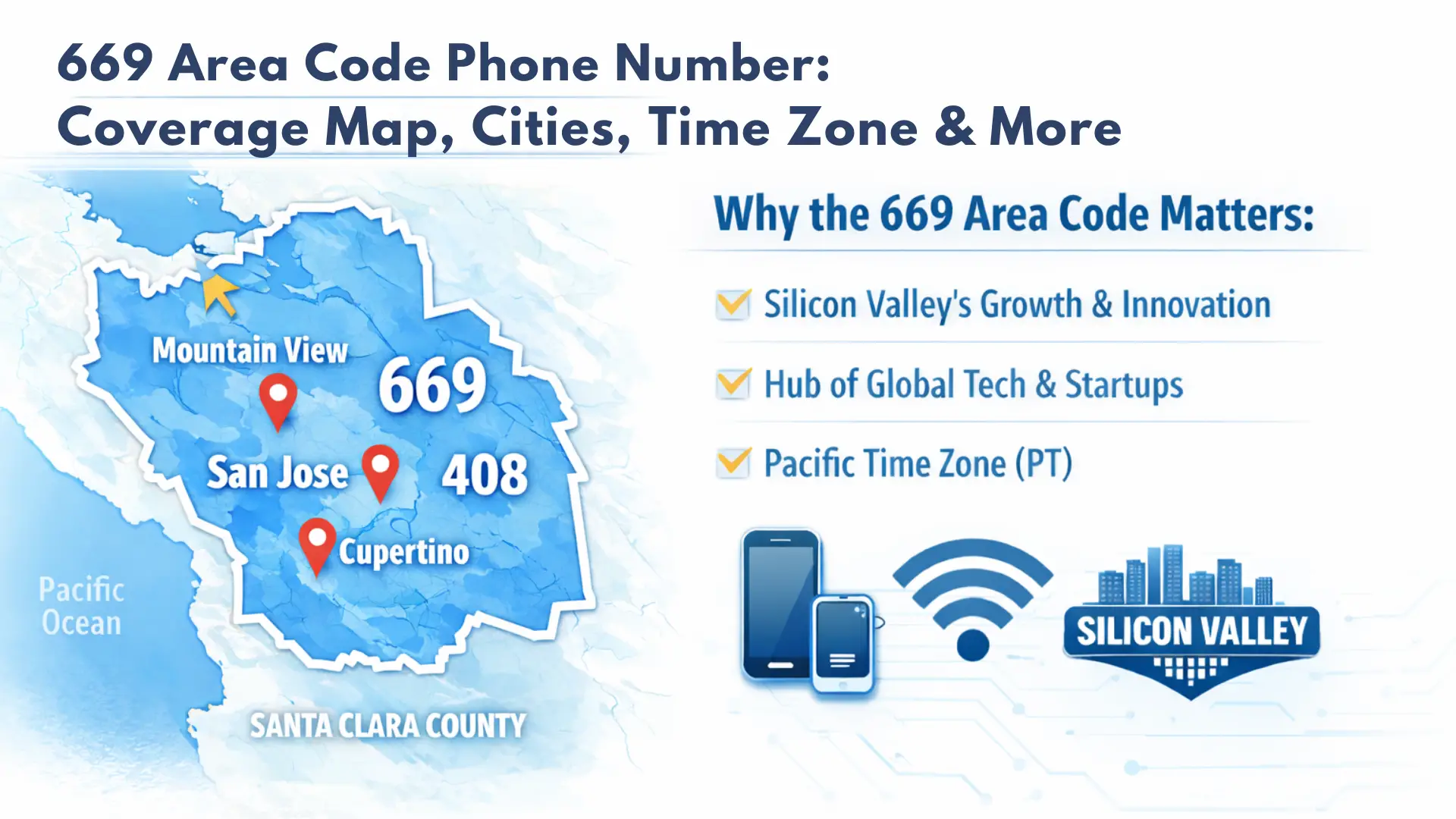 669 Area Code phone number: Coverage, Cities, Benefits & More