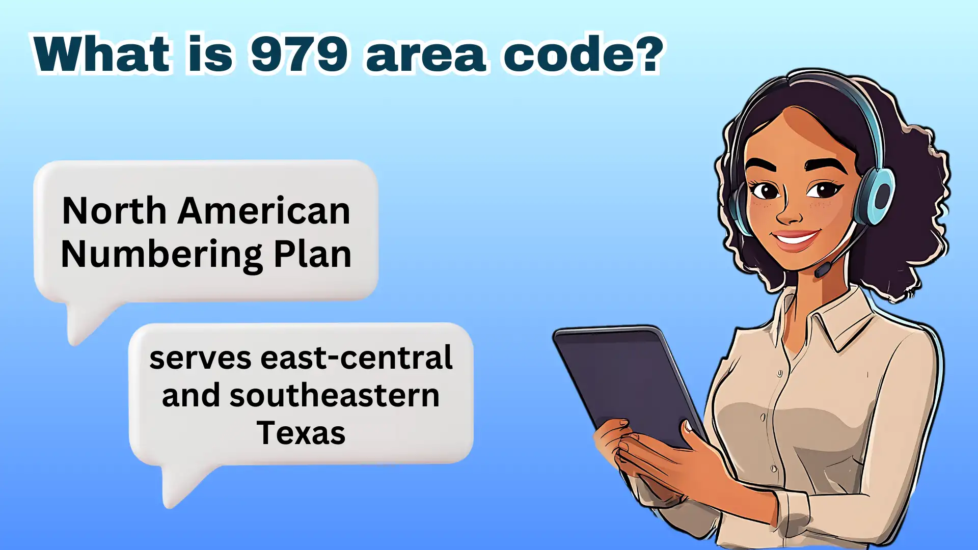 What is 979 area code