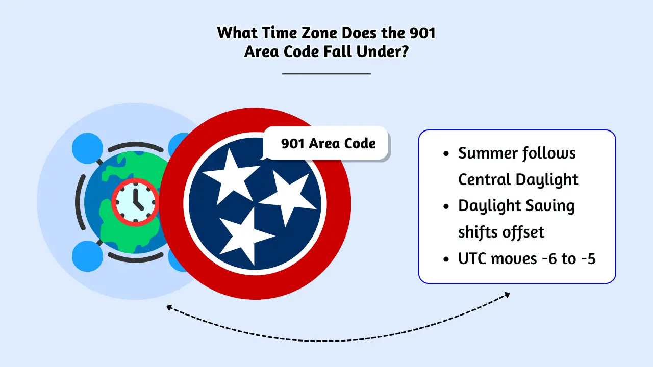 What Time Zone Does the 901 Area Code Fall Under