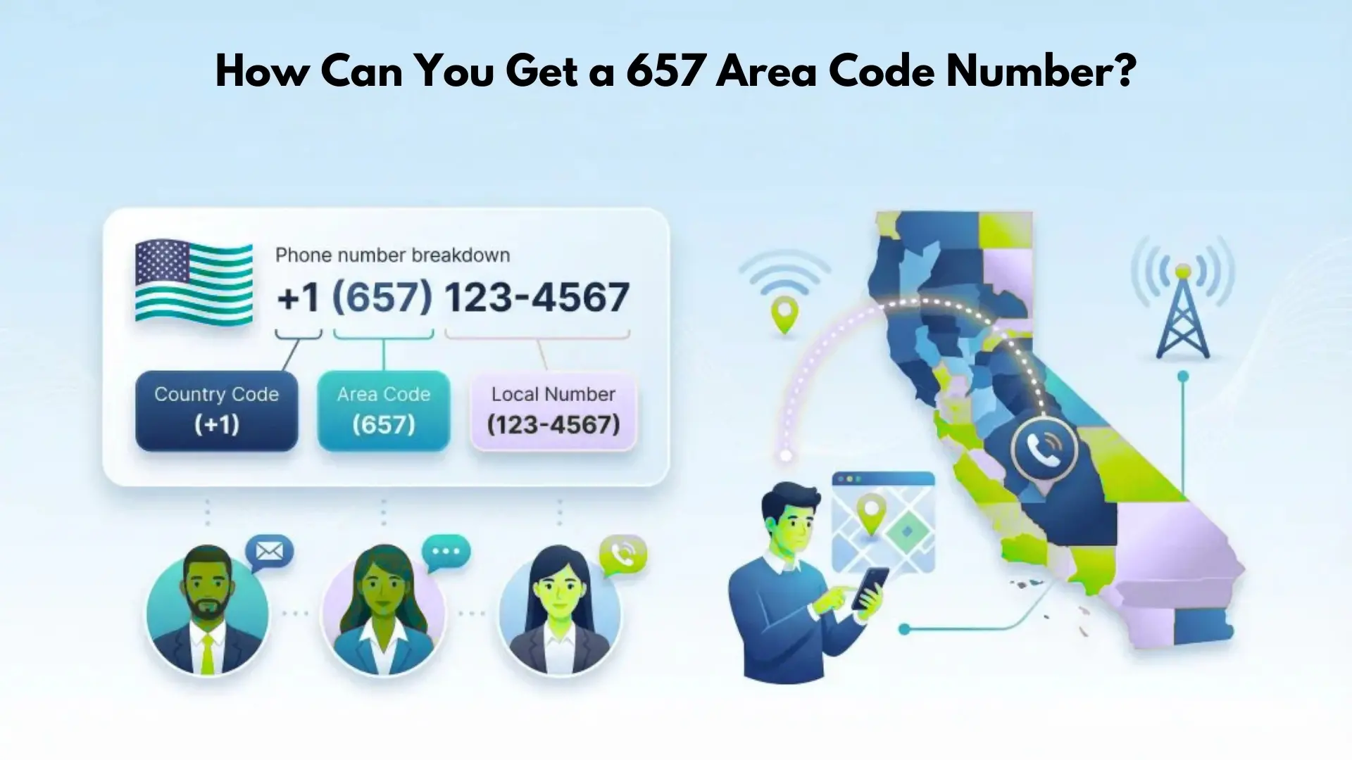 How Can You Get a 657 Area Code Number?