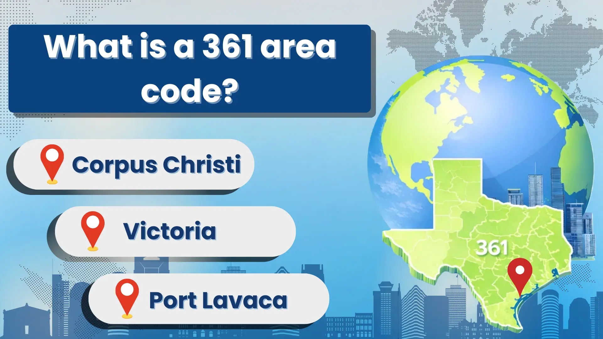 What is a 361 area code 